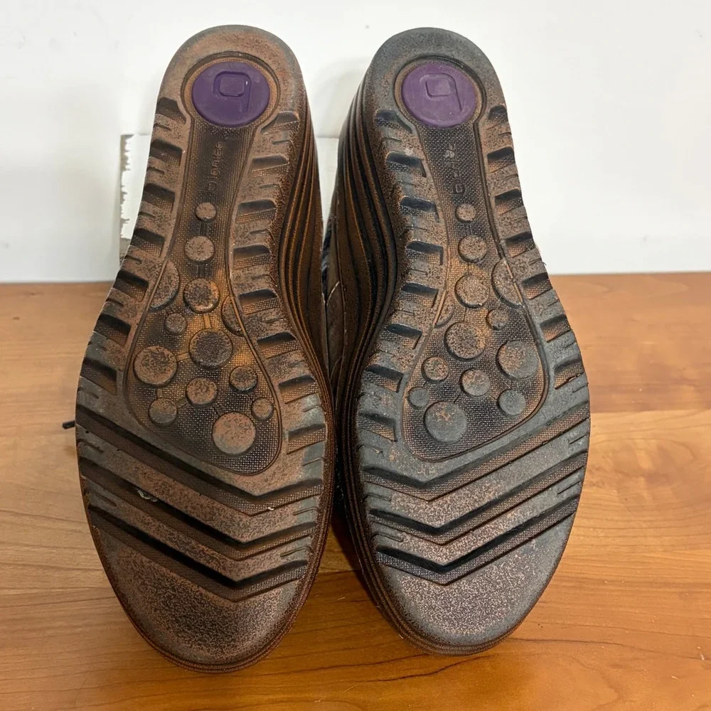 Bionica Womens Brown Leather Platform Lace Up Sneakers Shoes 8M 4506200
